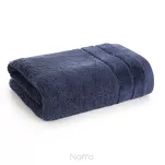 Ręcznik bawełniany 50x90 DAMLA granatowy gładki z subtelną bordiurą 500 g/m2 - 6