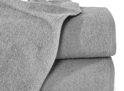 Ręcznik bawełniany 30x50 GŁADKI 1 jednokolorowy srebrny