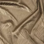 Zasłona gotowa na przelotkach 140x250 GOJA zaciemniająca Pierre Cardin kawowa z modnym motywem złotych liści miłorzębu - 5