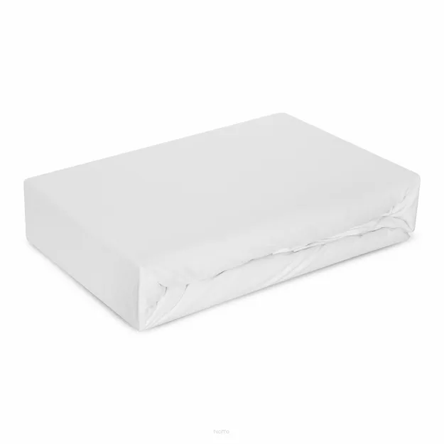 Prześcieradło z mikrowłókna z gumką 100x200 SOFT białe Design 91