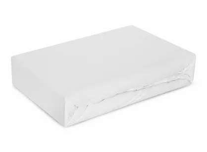 Prześcieradło z mikrowłókna z gumką 100x200 SOFT białe Design 91