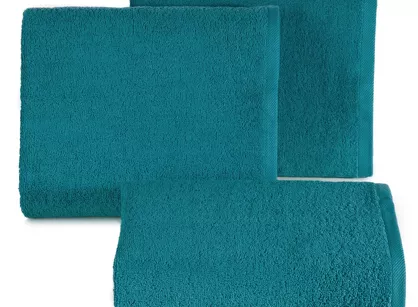 Ręcznik bawełniany 70x140 GŁADKI 2 jednokolorowy ciemny turkus