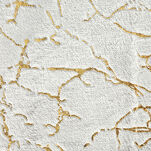 Koc 150x200 GLAMO stalowy ze złotym wzorem marmurkowym z kolekcji Design 91  - 5