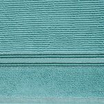 Ręcznik 30x50 FILON błękitny zdobiony bordiurą w prążki z połyskującą srebrną nicią - 2