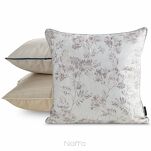 Poszewka na taras 45x45 GARDEN 21 kremowa wodoodporna z motywem roślinnym - 2