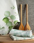 Komplet ścierek kuchennych 3x50x75 OLIVE oliwkowe w różne wzory z bawełny - 7