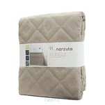 Narzuta 220x240 ALARA 6 ciemny beż pikowana z mikrofibry wzór wyrazistych rombów - 5