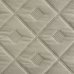 Narzuta 220x240 ALARA 6 ciemny beż pikowana z mikrofibry wzór wyrazistych rombów - 3