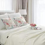 Koc jednokolorowy 200x220 TEDY biały imitujący buklę - 3