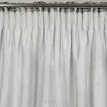 Zasłona na taśmie 140x270 ESTER welwetowa srebrna z przecieranym wzorem - 8