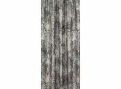 Zasłona gotowa na taśmie 140x270 ESTER welwetowa srebrna z przecieranym wzorem