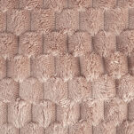 Koc 200x220 CINDY 6 mocha puszysty w drobny wzór Design 91 - 2
