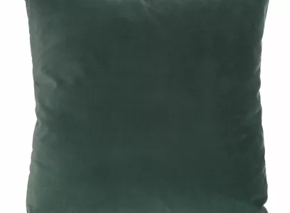 Poszewka welwetowa 45x45 KRISTI jednokolorowa ciemna mięta