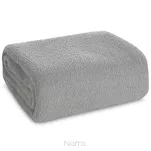 Koc 200x220 BUKLA srebrny jednokolorowy wzór baranka - 4