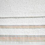 Ręcznik 30x50 POLA biały z kolorową bordiurą zakończoną stebnowaniem 500 g/m2 - 2