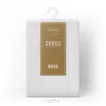 Obrus 140x180 STELLA 2 biały zdobiony kantą z wplecioną nicią srebrną - 4