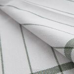 Ścierka kuchenna 50x70 CHECK zielona w kratkę z bawełny - 3