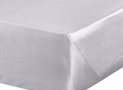 Prześcieradło z bawełny jersey 3 z gumką srebrne 220x200