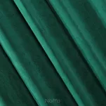 Zasłona gotowa na taśmie 140x270 VILLA welwetowa ciemna zieleń jednokolorowa o aksamitnej strukturze - 3