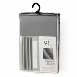 Zasłona na przelotkach 135x250 PARISA zaciemniająca srebrna jednokolorowa Design 91 - 7