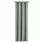 Zasłona na przelotkach 135x250 PARISA zaciemniająca srebrna jednokolorowa Design 91 - 6