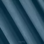Zasłona gotowa na taśmie 140x270 SIBEL welwetowa Pierre Cardin niebieska jednokolorowa  - 5