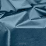 Zasłona gotowa na taśmie 140x270 SIBEL welwetowa Pierre Cardin niebieska jednokolorowa  - 2