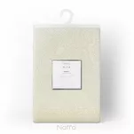 Bieżnik 40x140 LILIAN kremowy wzór roślinny z nicią złotą wykończony listwą - 10