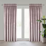 Zasłona gotowa na taśmie 140x270 MELANIE welwetowa pudrowa o aksamitnej strukturze - 9