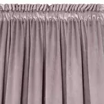 Zasłona gotowa na taśmie 140x270 MELANIE welwetowa pudrowa o aksamitnej strukturze - 6