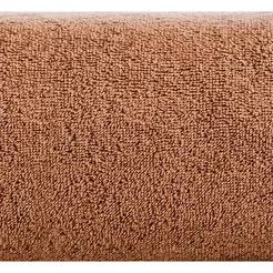 Ręcznik bawełniany 50x90 DAMLA ceglany gładki z subtelną bordiurą 500 g/m2