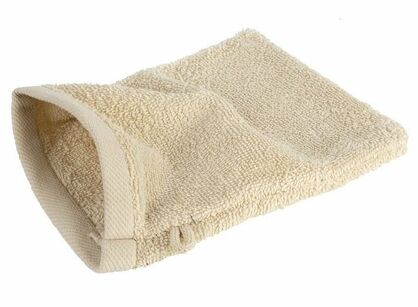 Rękawica bawełniana 16x21 GŁADKA 2 jednokolorowa beżowa