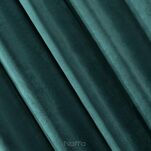 Zasłona na taśmie 140x270 VILLA welwetowa ciemny turkus o aksamitnej strukturze - 6