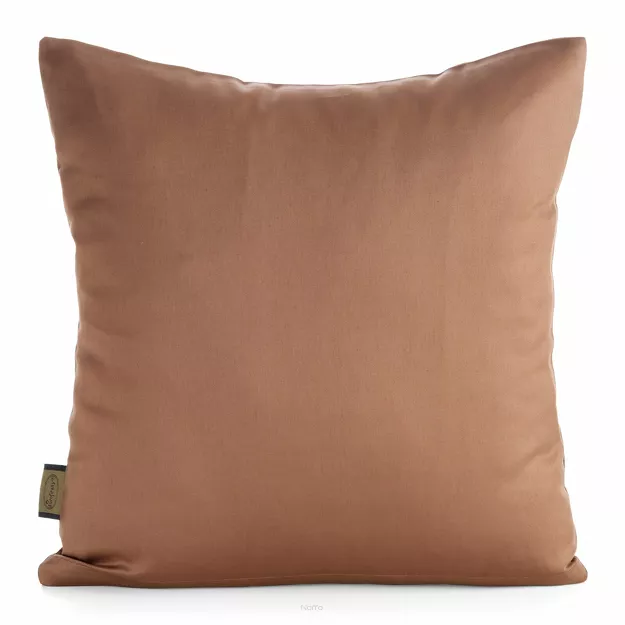 Poszewka satynowa jednokolorowa 40x40 NOVA 1 ceglana