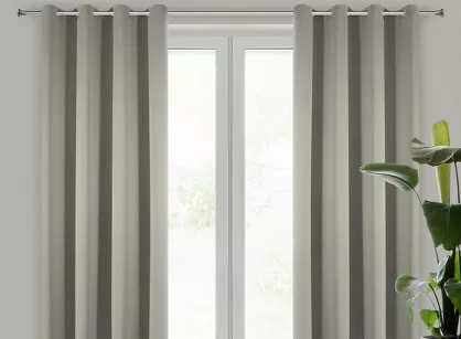 Zasłona na przelotkach 135x250 PARISA zaciemniająca cappuccino jednokolorowa Design 91