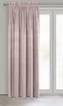 Zasłona gotowa na taśmie 140x300 SAMANTA welwetowa pudrowa o subtelnym połysku - 8
