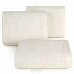 Ręcznik 30x50 EVI Pierre Cardin kremowy zdobiony bordiurą w kolorze ręcznika z logo marki 430 g/m2 - 4