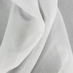 Firana na taśmie 135x270 ROSSI biała z lejącej tkaniny z delikatnym nadrukiem - 3