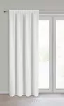 Firana na taśmie 135x270 ROSSI biała z lejącej tkaniny z delikatnym nadrukiem - 5