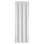 Firana na taśmie 135x270 ROSSI biała z lejącej tkaniny z delikatnym nadrukiem - 6