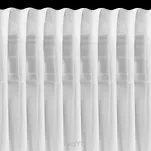 Firana na taśmie 135x270 ROSSI biała z lejącej tkaniny z delikatnym nadrukiem - 4