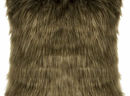 Poszewka z puszystego futerka 45x45 819 oliwkowa