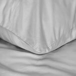 Pościel satynowa 160x200 NOVA 3 jednokolorowa gładka srebrna - 8