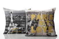 Poszewka 40x40 PARIS 8 z nadrukiem w stylu city - 2