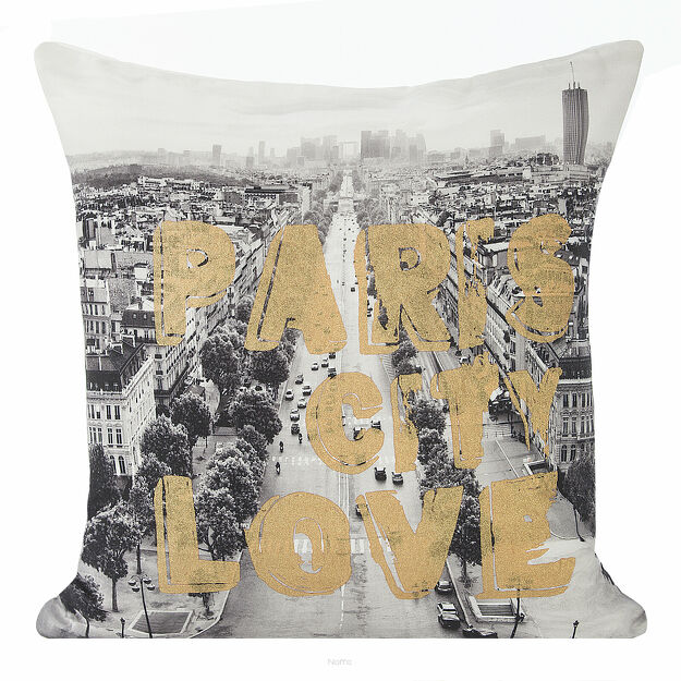 Poszewka 40x40 PARIS 8 z nadrukiem w stylu city