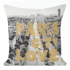 Poszewka 40x40 PARIS 8 z nadrukiem w stylu city