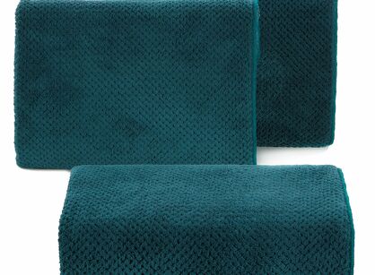 Ręcznik szybkoschnący 50x90 ZOE 1 ciemna zieleń z mikrofibry o ryżowej strukturze