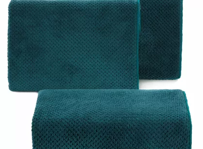Ręcznik szybkoschnący 50x90 ZOE 1 ciemna zieleń z mikrofibry o ryżowej strukturze