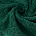 Ręcznik 70x140 EVI Pierre Cardin ciemna zieleń zdobiony bordiurą w kolorze ręcznika z logo marki - 2