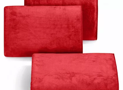 Ręcznik 30x30 AMY szybkoschnący czerwony z mikrofibry